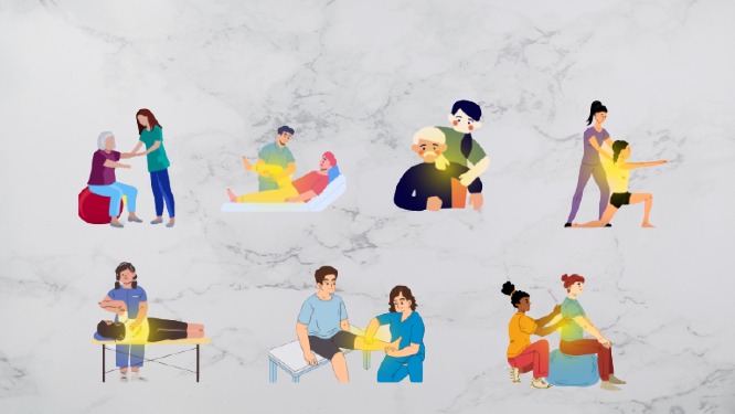 Physiotherapy session